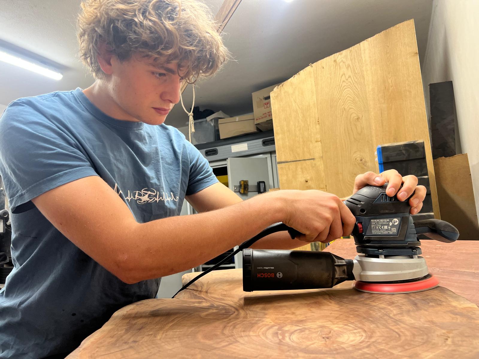 Foto majitel v dílně